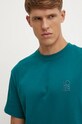 Rip Curl tricou SEARCH EMBROIDERY turcoaz 0JCMTE