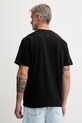 Odzież Rip Curl T-shirt męski bawełniany SEARCH EMBROIDERY 0JCMTE czarny