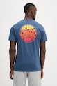 Odzież Rip Curl t-shirt PASSAGE 0JIMTE granatowy