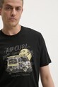 Ruházat Rip Curl pamut póló SEARCH TRIP 0JRMTE fekete