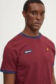 Bavlněné tričko Ellesse FERDORINI burgundské SHR12637