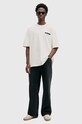 AllSaints t-shirt in cotone REDACT SS CREW M002PC bianco