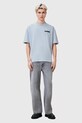 AllSaints t-shirt bawełniany REDACT SS CREW M002PC niebieski