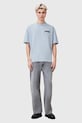 Bavlněné tričko AllSaints REDACT SS CREW M002PC modrá