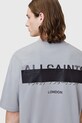 Ρούχα Βαμβακερό μπλουζάκι AllSaints REDACT SS CREW M002PC γκρί