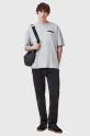 Βαμβακερό μπλουζάκι AllSaints REDACT SS CREW M002PC γκρί