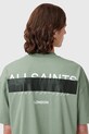 Odzież AllSaints t-shirt bawełniany REDACT SS CREW M002PC zielony