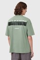 AllSaints t-shirt bawełniany REDACT SS CREW zielony M002PC