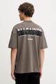 Oblečenie Bavlnené tričko AllSaints REDACT SS CREW M002PC zelená