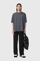 AllSaints t-shirt bawełniany REDACT SS CREW M002PC szary