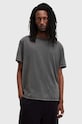 AllSaints tricou din bumbac HEATH SS CREW uni negru M013JA