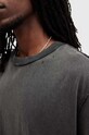 AllSaints tricou din bumbac HEATH SS CREW M013JA negru AW24
