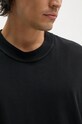 AllSaints tricou din bumbac ISAC SS CREW M024JB negru