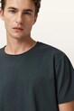 Pamučna majica AllSaints BODEGA SS CREW M026JB siva AW25