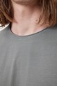 Хлопковая футболка AllSaints BODEGA SS CREW серый M026JB