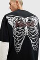 Îmbrăcăminte AllSaints tricou din bumbac STERNUM SS CREW M040PB negru
