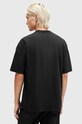Oblečenie Bavlnené tričko AllSaints BONES SS CREW M073PB čierna