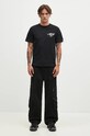 Pamučna dvostrana majica kratkih rukava A Bathing Ape Embroidery Style Souvenir Logo 1K80110025 crna