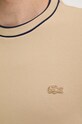 Lacoste t-shirt TH8174 brązowy