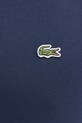 Памучна тениска Lacoste TH5077 тъмносин