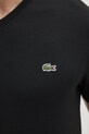 Lacoste pamut póló TH5077 fekete