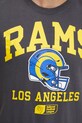 Nike tricou din bumbac Los Angeles Rams N199.06F.95.5F1 gri