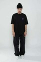 Flowers for Society cotton t-shirt 420. FFSAPP420 black AW24