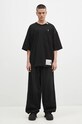 Хлопковая футболка Maison MIHARA YASUHIRO Duck Embroidery A13TS631 чёрный