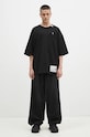 Maison MIHARA YASUHIRO t-shirt in cotone Duck Embroidery A13TS631 nero