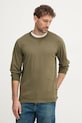 G-Star longsleeve din bumbac uni verde D25076.336