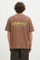 Abbigliamento Gramicci t-shirt in cotone Original Freedom Tee G4FU.T098 marrone