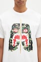 A Bathing Ape t-shirt in cotone Abc Camo Tiger bianco 1K80110008