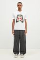 A Bathing Ape t-shirt in cotone Abc Camo Tiger 1K80110008 bianco