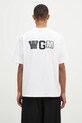 Ρούχα Βαμβακερό μπλουζάκι A Bathing Ape Shark Tee #1 1K70110311 λευκό