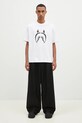 Βαμβακερό μπλουζάκι A Bathing Ape Shark Tee #1 1K70110311 λευκό