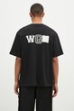 Îmbrăcăminte A Bathing Ape tricou din bumbac Shark Tee #1 1K70110311 negru