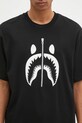 A Bathing Ape tricou din bumbac Shark Tee #1 negru 1K70110311