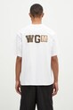 Clothing A Bathing Ape cotton t-shirt Shark Tee #2 1K70110312 white