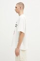 PLEASURES t-shirt bawełniany Respect Heavyweight Shirt P24F041 biały AW24
