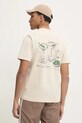 Abercrombie & Fitch t-shirt bawełniany KI123.4191.150 beżowy AW24