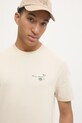 Abercrombie & Fitch t-shirt bawełniany beżowy KI123.4191.150