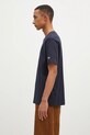 Champion tricou din bumbac Crewneck 220713 bleumarin AW24