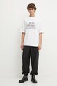 Бавовняна футболка Études Studio H24MCTSH141 білий AW24