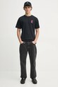 Бавовняна футболка Études Studio H24MMTSH119 чорний AW24