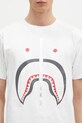 A Bathing Ape cotton t-shirt Shark white 1K80110003