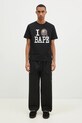 A Bathing Ape cotton t-shirt I Love Bape 1K80110043 black