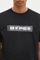 A Bathing Ape t-shirt bawełniany Lux Sport Pattern Box Logo czarny 1K80110050