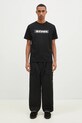 Pamučna majica A Bathing Ape Lux Sport Pattern Box Logo 1K80110050 crna