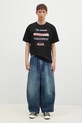 NEIGHBORHOOD tricou din bumbac Tee SS-13 242PCNH.ST13 negru