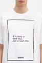 NEIGHBORHOOD tricou din bumbac Tee SS-15 alb 242PCNH.ST15